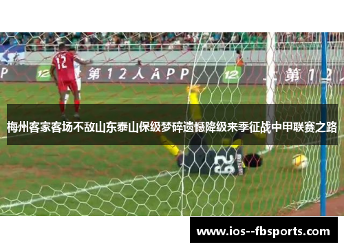 梅州客家客场不敌山东泰山保级梦碎遗憾降级来季征战中甲联赛之路